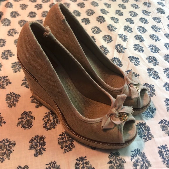 Tory Burch Jackie espadrille wedge, new! - Picture 2 of 7